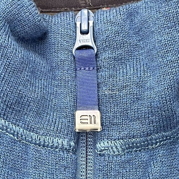 State Of Elevenate E11 Men’s Full Zip 100% Merino Wool Sweater Jacket Size L - Picture 10 of 16